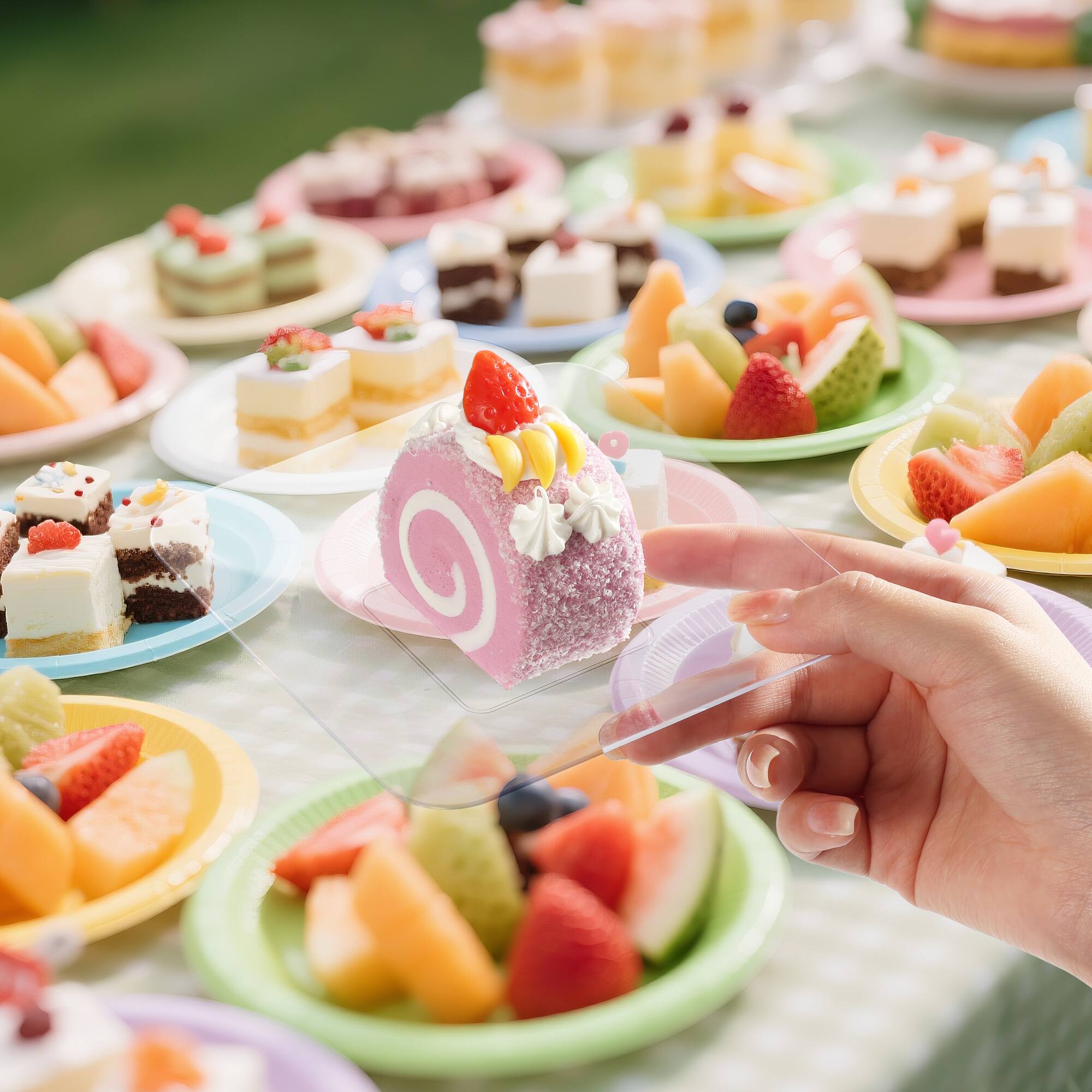 5" Clear Square Plates, 20ct. by Celebrate It™